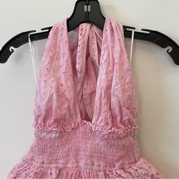 LOVESHACKFANCY HALTER DRESS - Picture 9 of 11